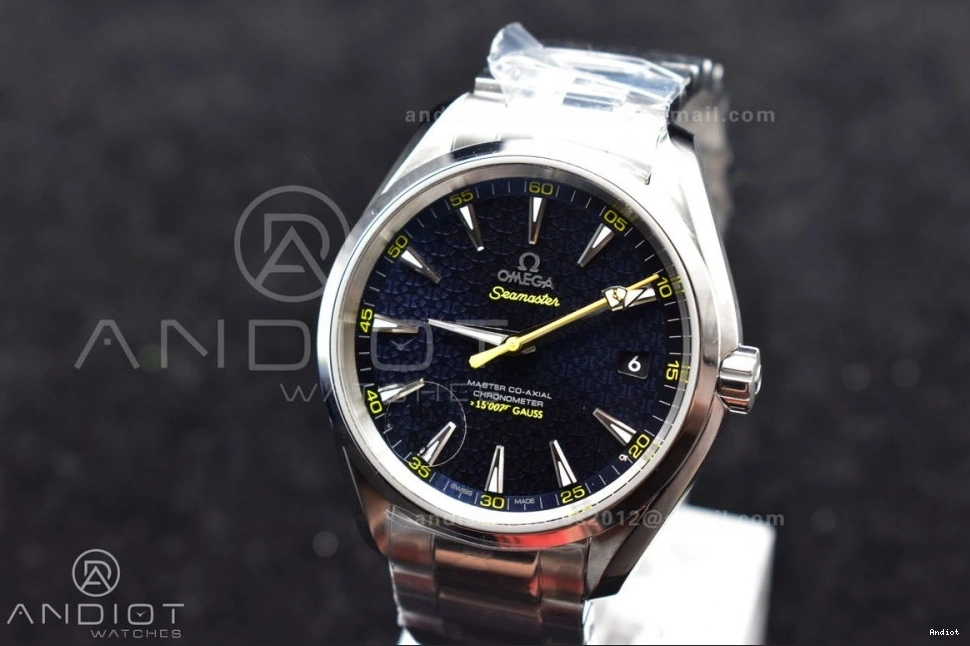 SS 150M 1:1 SS Terra Best A8500 Aqua Edition VSF Bracelet Dial Black On 1221